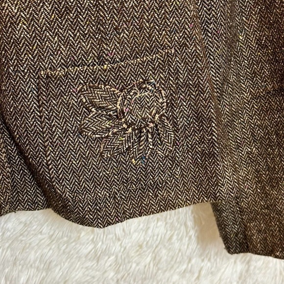 George | Tweed Blazer Jacket | Darkest Brown | Size: 10 - Picture 2 of 10